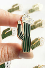 2 of 2:Olivia Blooming Cactus Lapel Pin