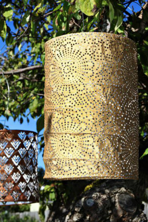 Stella Bronze Cylinder Solar Lantern