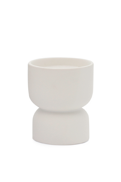 Tobacco Flower Form Ceramic Candle