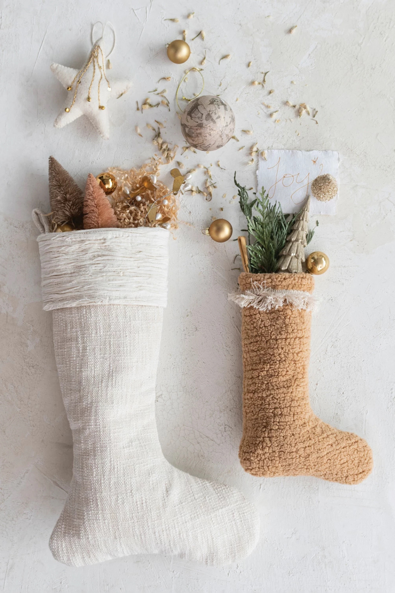 ECOVIBE Holiday Stockings and Garland Collection