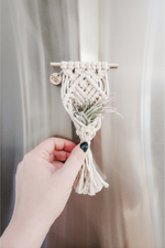 2 of 3:Mini Magnetic Macrame Air Plant Hanger