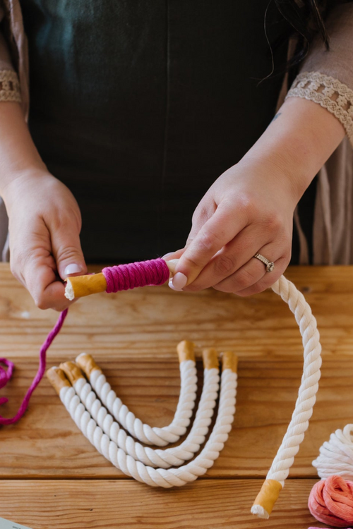 Rainbow Macrame Workshop