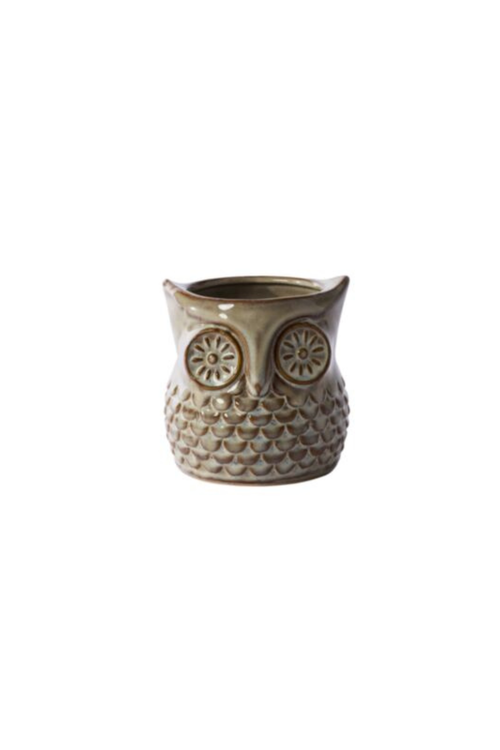 Great Grey Owl Pot