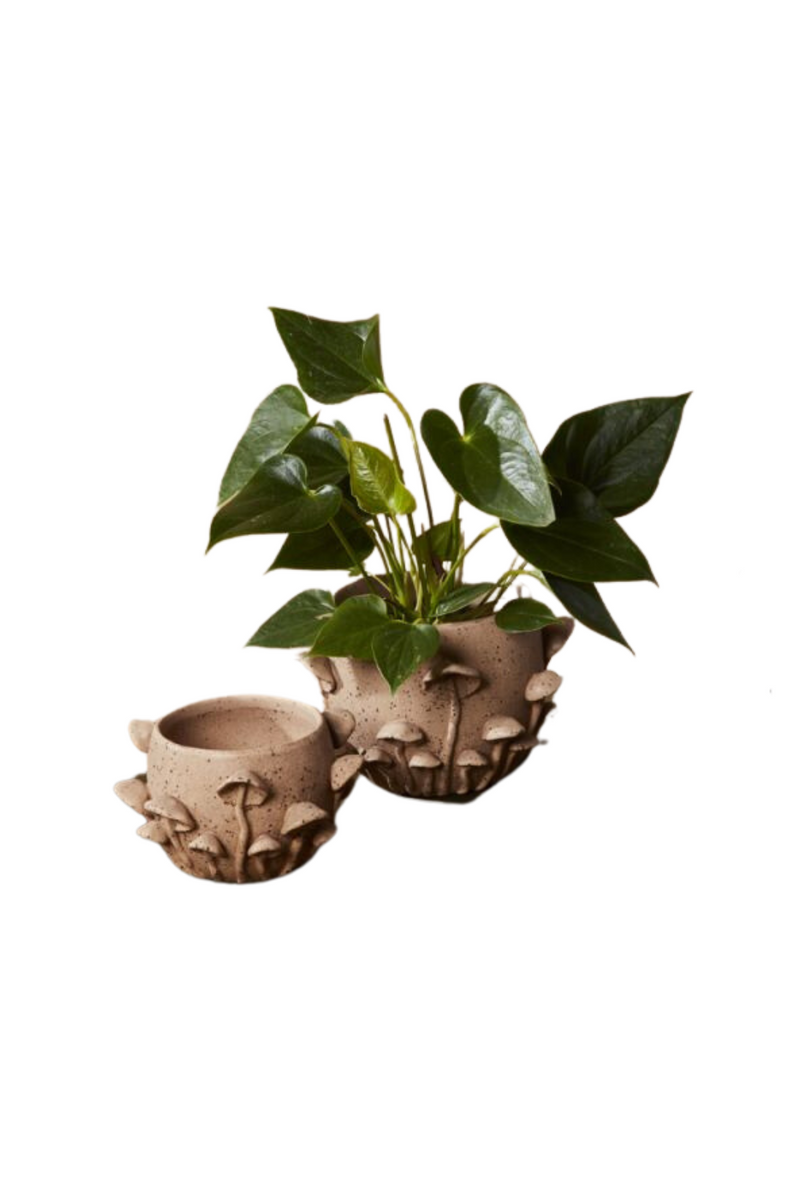 Accent-Decor-Mushroom-Forest-Ceramic-Pot
