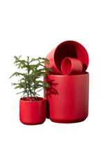 1 of 4:Kendall Pot in Red