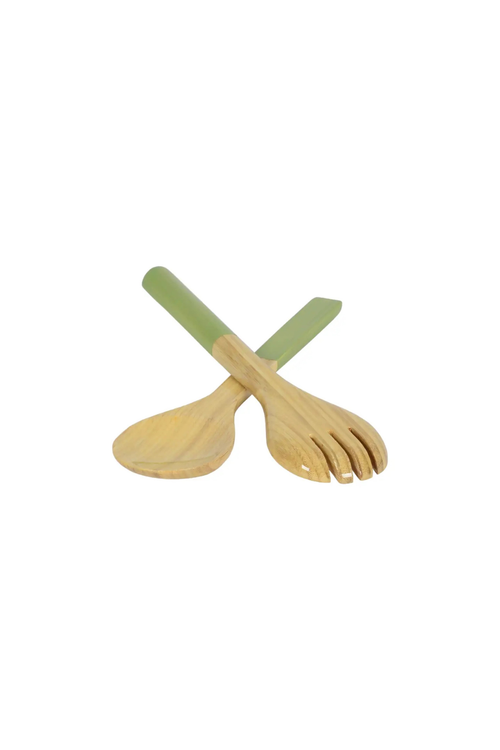 Bamboo Salad Serving Set