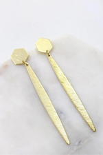 Atonement-Brushed-Hex-Brass-Earrings