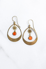 1 of 2:Sun Hoops Earrings