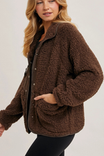 2 of 3:Laura Fleece Sherpa Jacket