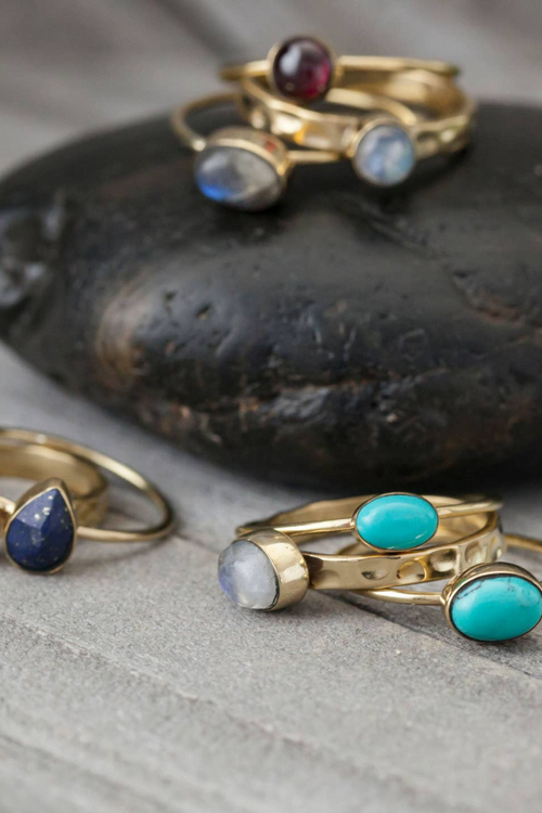 Brass Stacking Rings