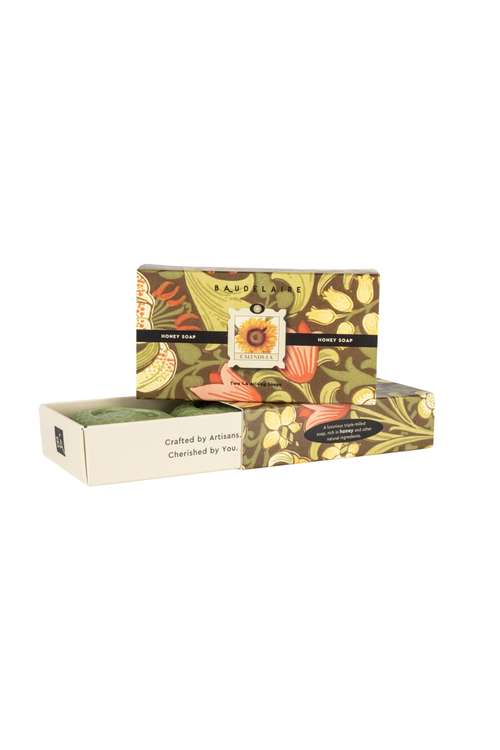 Baudelaire Matchbox Honey Soap Duo
