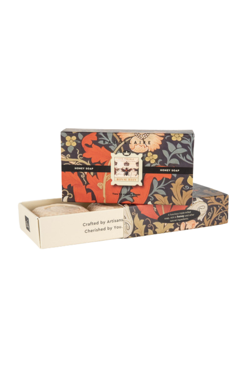 Baudelaire-Matchbox-Honey-Soap-Duo-Royal-Jelly