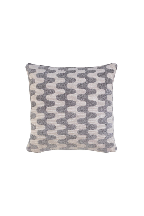 Abstract Cotton Jacquard Pillow