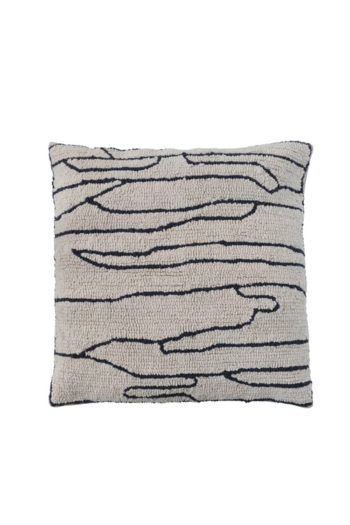 Abstract Lines Tufted Pillow