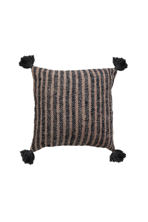 Alexie Cotton Chambray Stripe Pillow