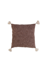 1 of 3:Aubergine Botanicals Cotton Pillow