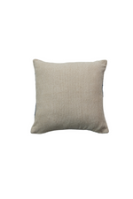 4 of 4:Azure Lines Embroidered Cotton Pillow