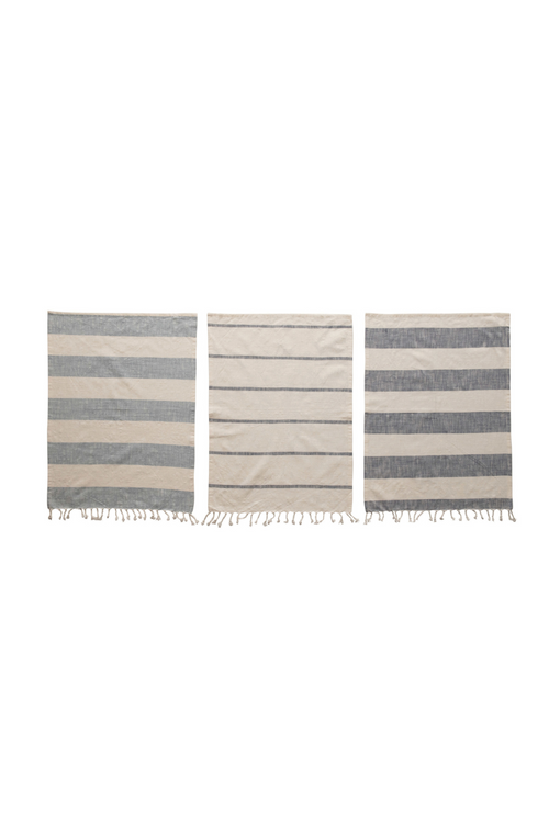 Canvas Stripe Cotton Tea Towels