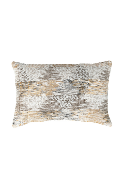 Geometric Cotton Kilim Lumbar Pillow