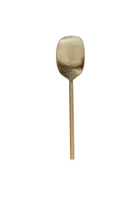 1 of 2:Hammered Gold Serving Spoon