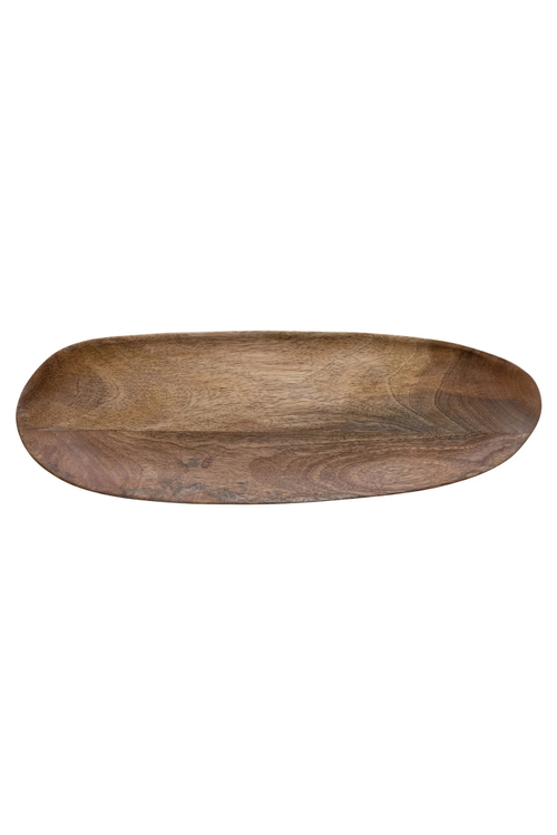 Oval Mango Wood Tray