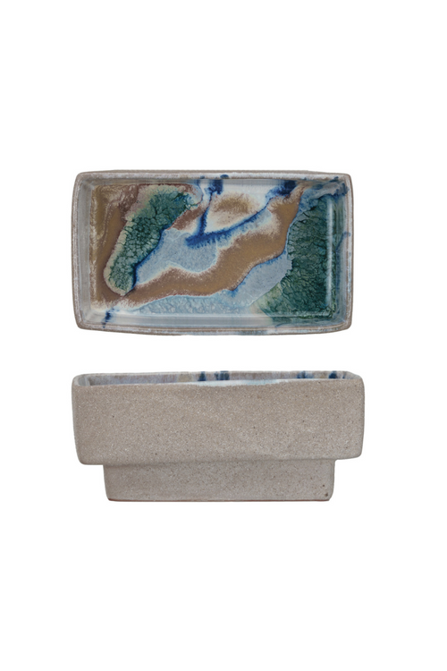 Spectrum Ceramic Square Bowl