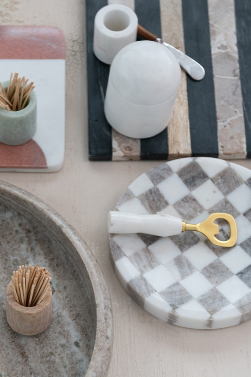 White Marble Bottle Opener