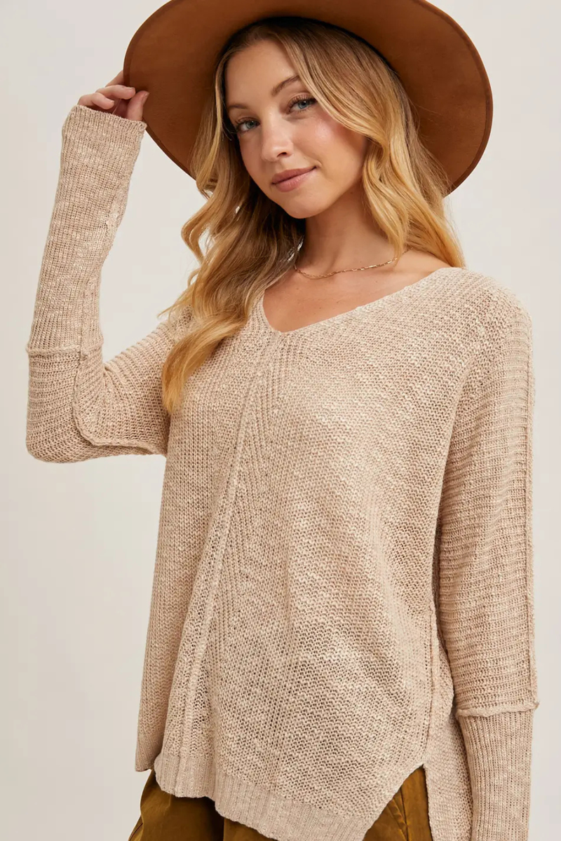 BluIvy-Sabine-Loose-Knit-V-Neck-Sweater-Cream