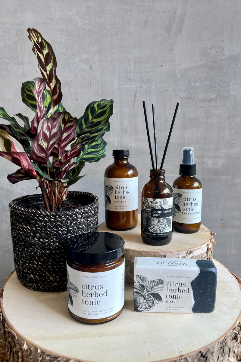 Citrus Herbed Tonic Linen + Body Spray-Broken Top Candle Co.-ECOVIBE