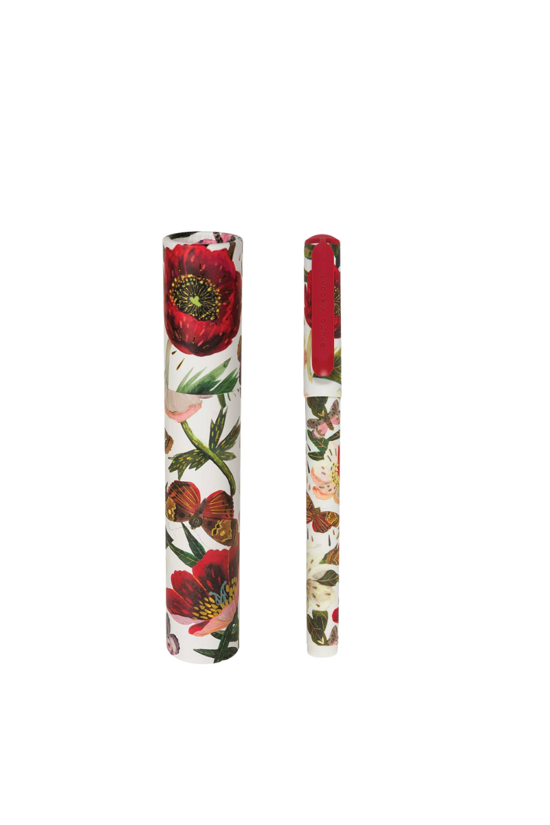 Bruno-Visconti-Dreamwrite-Bloom-Flora-Series-Pens-Red