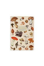 1 of 2:Mushrooms on White Notebook