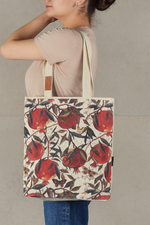3 of 10:Canvas Printed Shopper Tote Bag