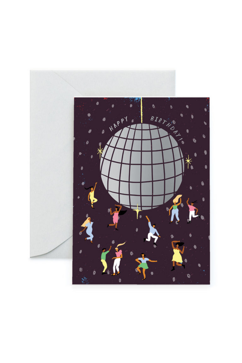 Carolyn-Sukuki-Goods-Disco-Ball-Birthday-Card