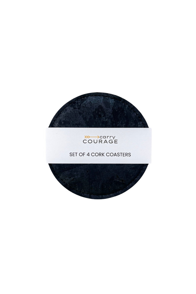 Carry-Courage-Cork-Coasters-Set-Coal