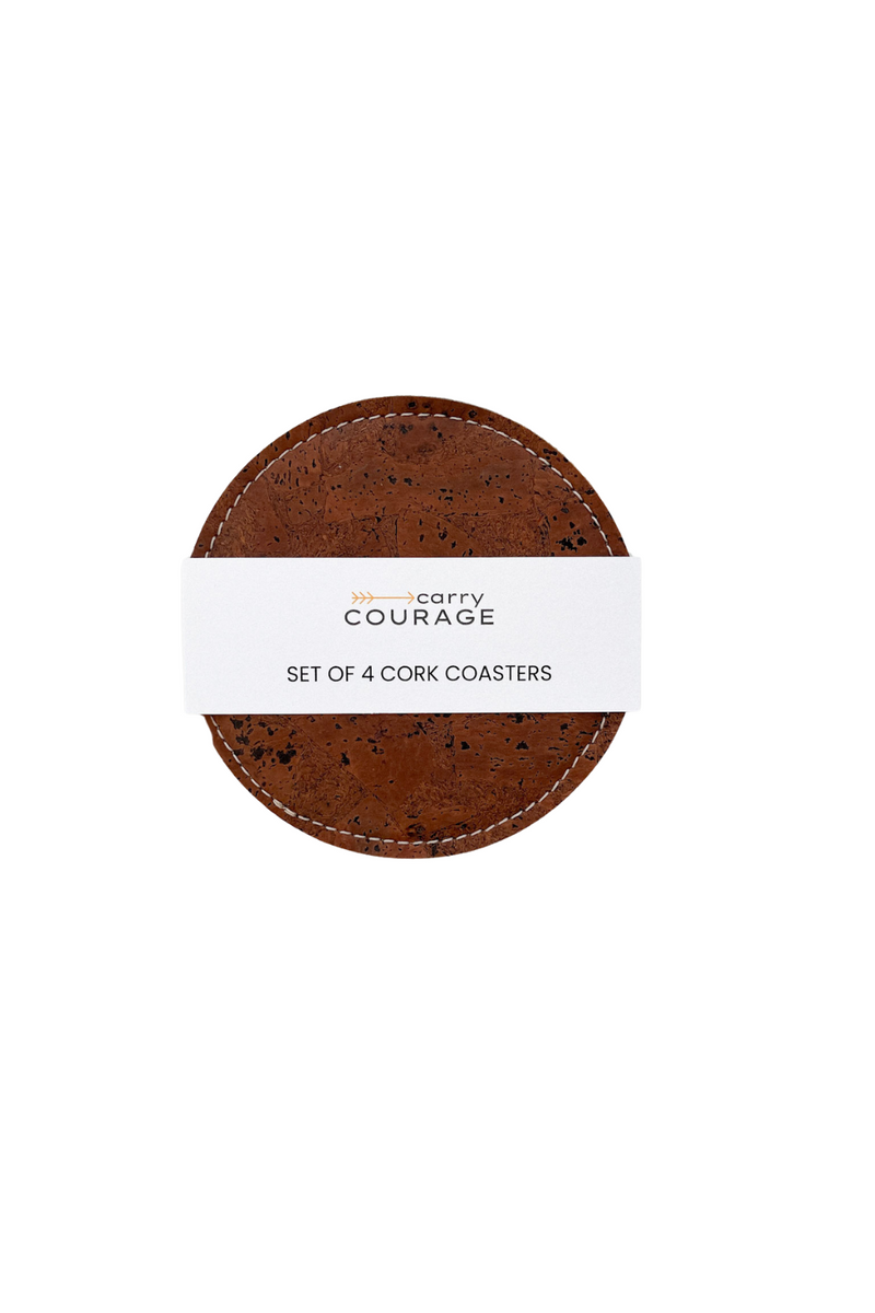Carry-Courage-Cork-Coasters-Set-Sepia
