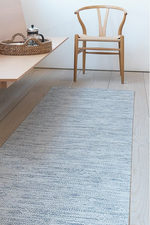 2 of 4:Blue Mosaic Woven Floor Mat
