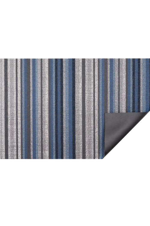 Deep Sea Horizon Stripe Shag Mat