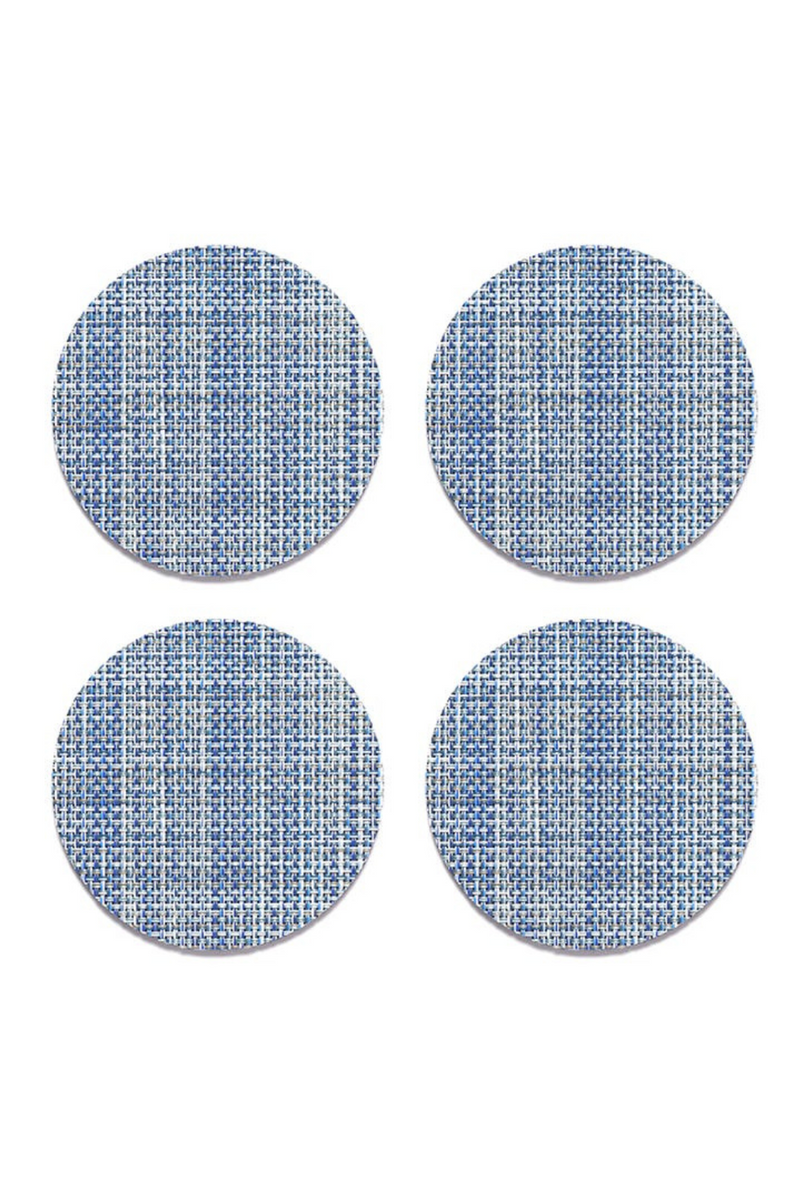 Chilewich-Mini-Basketweave-Coasters-Set-of-4-Chambray