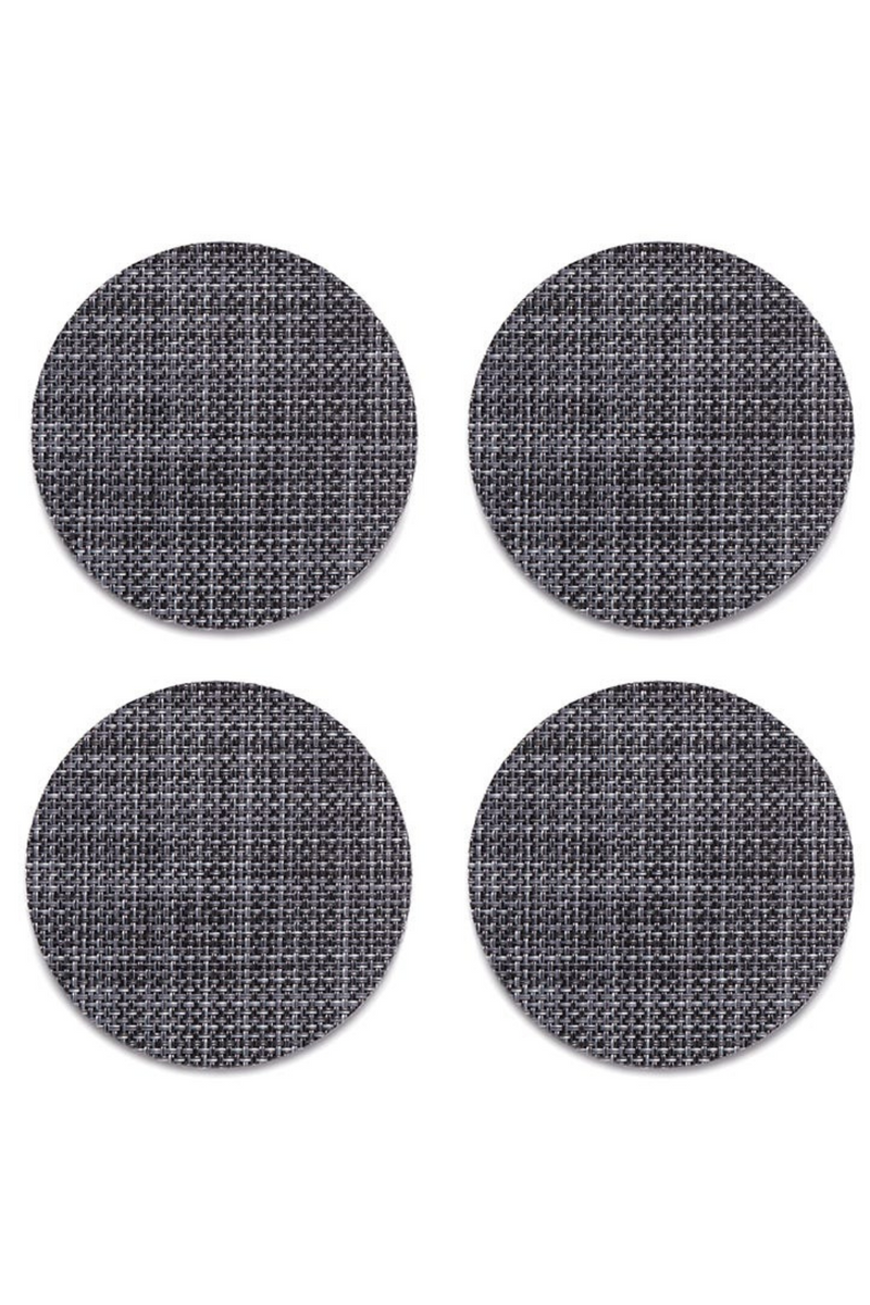 Chilewich-Mini-Basketweave-Coasters-Set-of-4-Cool-Grey