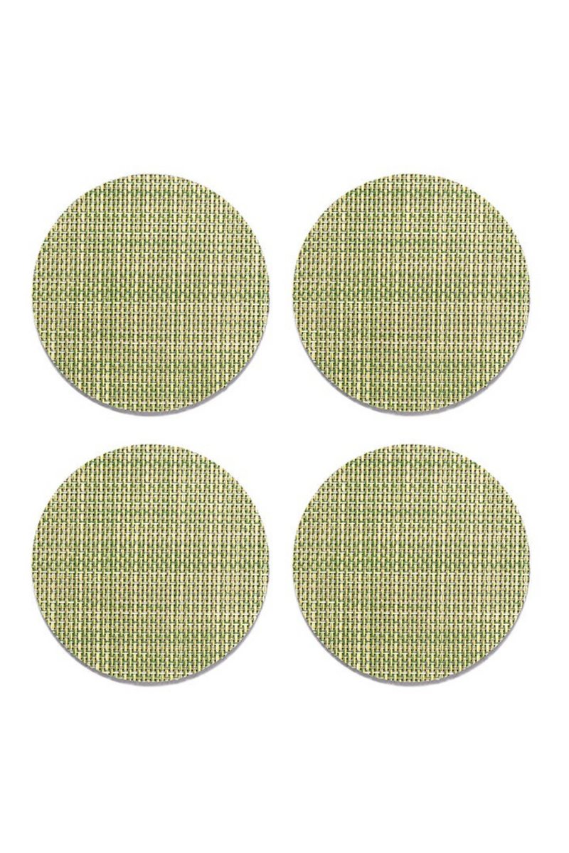 Chilewich-Mini-Basketweave-Coasters-Set-of-4-Dill