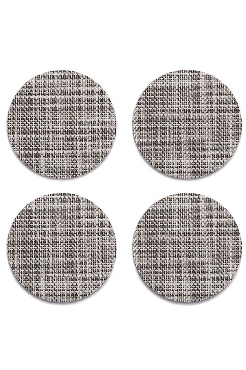 Chilewich-Mini-Basketweave-Coasters-Set-of-4-Gravel