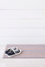 2 of 4:Periwinkle Skinny Stripe Shag Mat