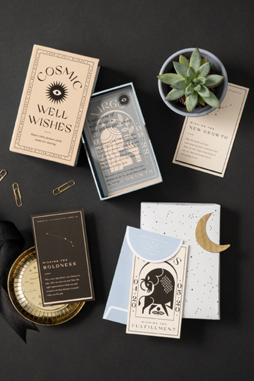 Cosmic Well Wishes Zodiac Cards