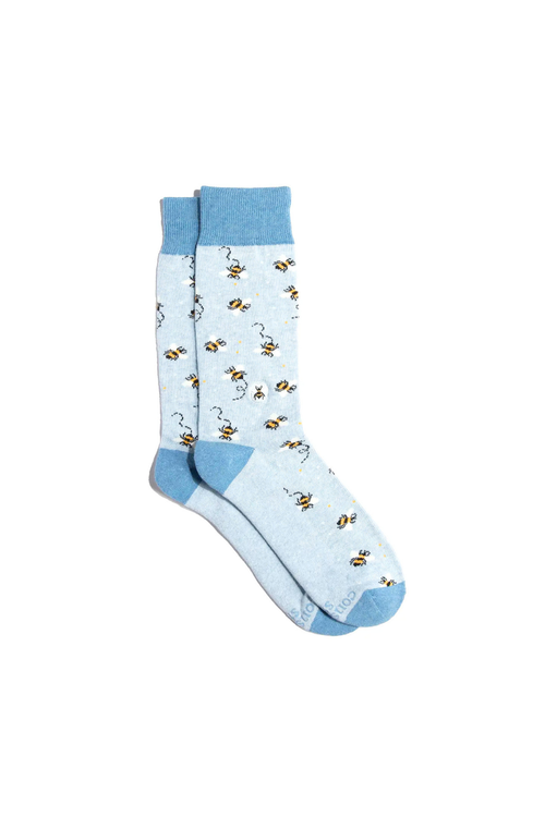 Socks that Protect Bees - Blue Bees