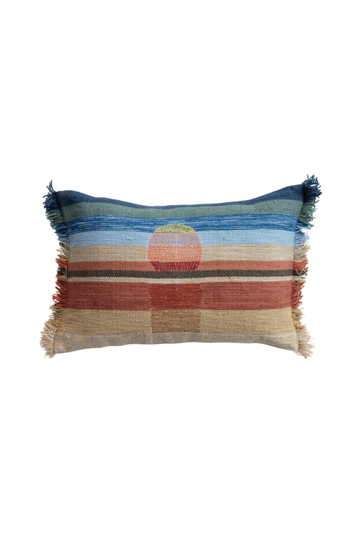 Sunset Indoor/Outdoor Lumbar Pillow
