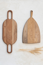 3 of 3:Acacia Wood Cheese Board with Handles