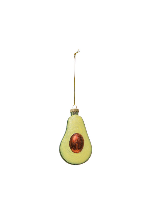 Creative-Co-Op-Avocado-Glass-Ornament