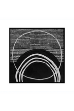 1 of 2:Black Abstract Wall Decor