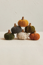3 of 3:Bouclé + Velvet Pumpkin