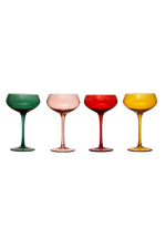 3 of 3:Blush Stemmed Champagne Coupe Glass